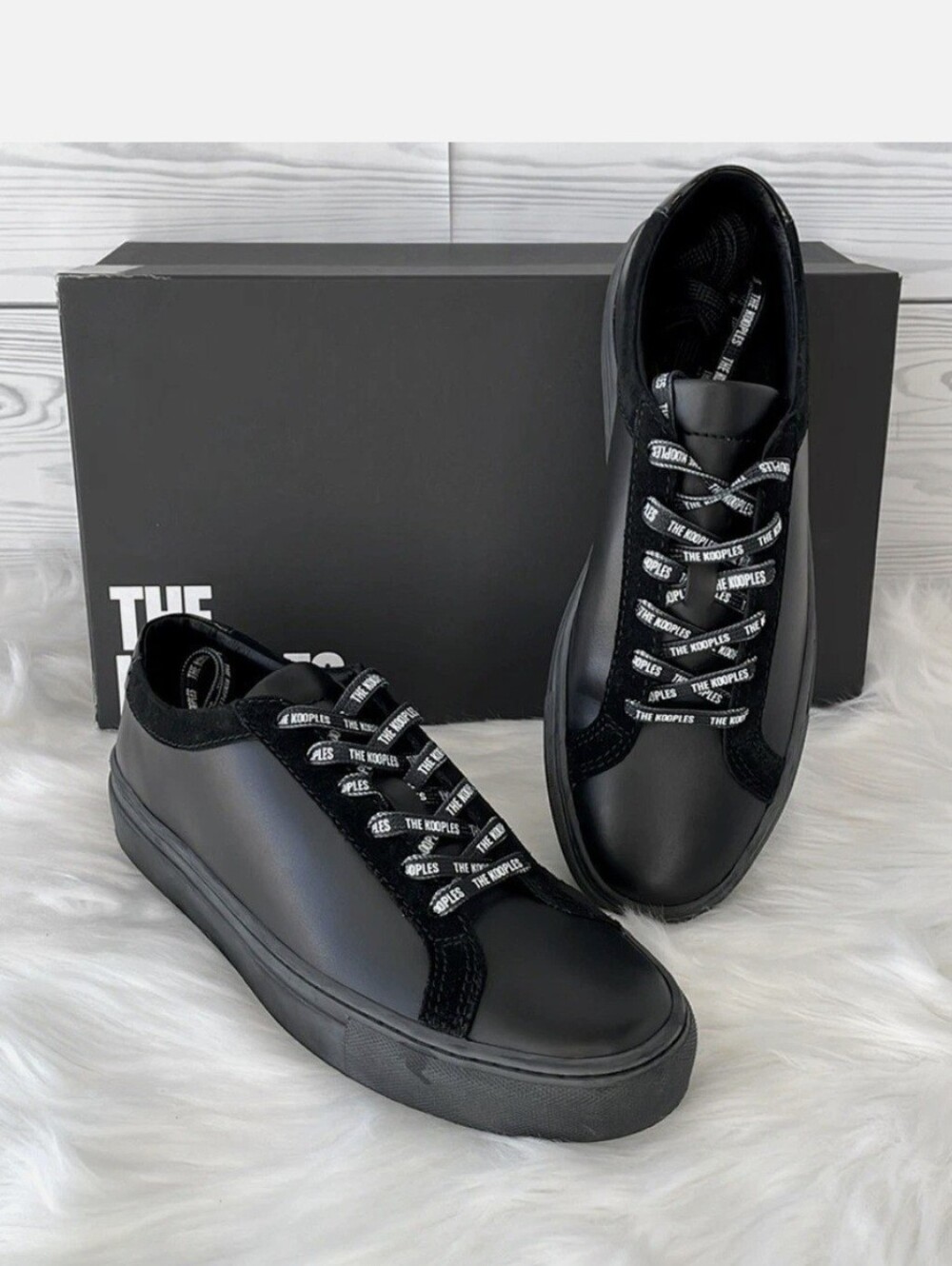 NWT - The Kooples Leather Unisex Sneakers, EU 38